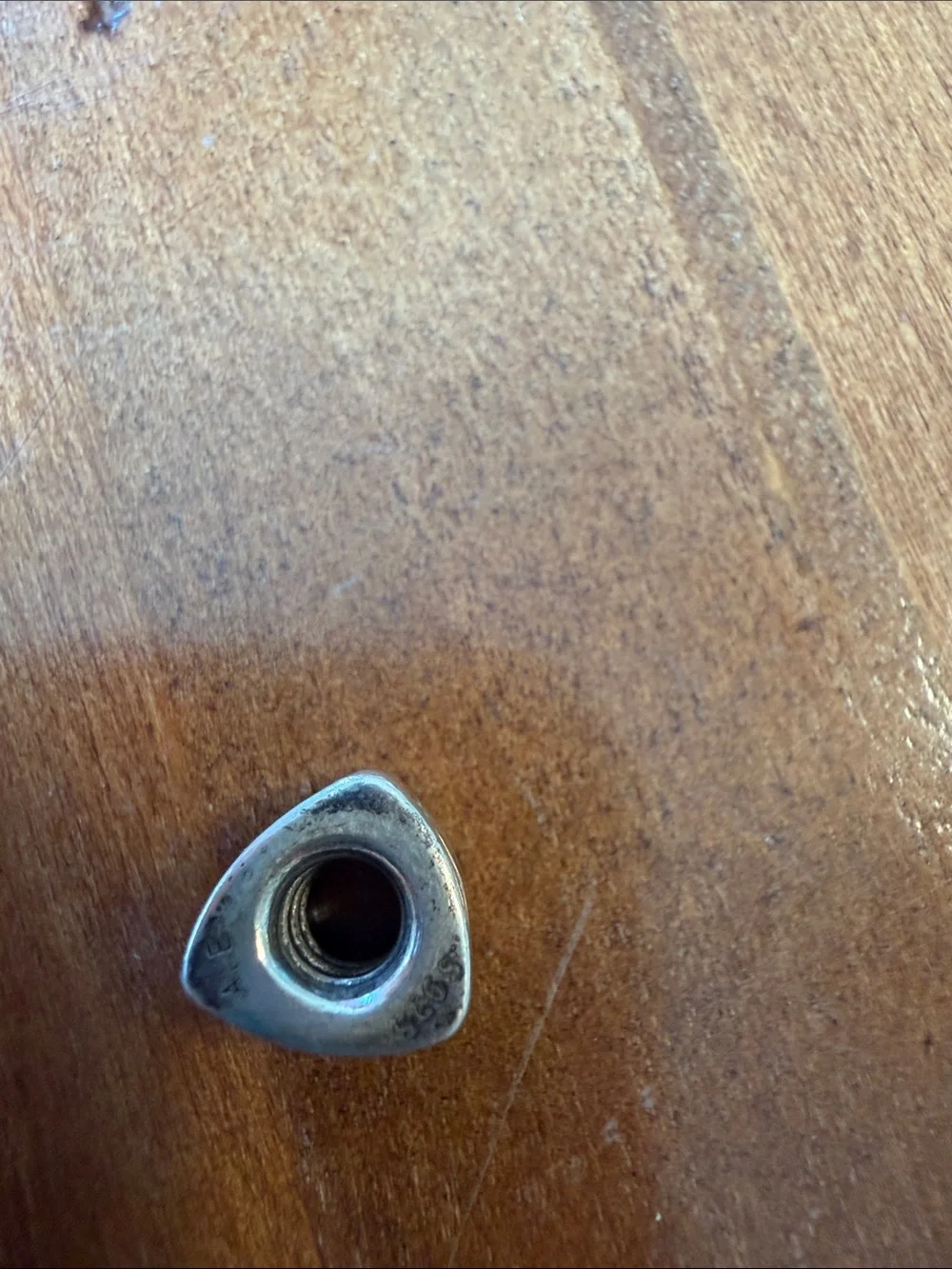 Initial 'K' Silver-Tone Pandora Bead Charm